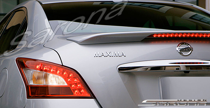 Custom Nissan Maxima Trunk Wing  Sedan (2009 - 2015) - $229.00 (Manufacturer Sarona, Part #NS-040-TW)